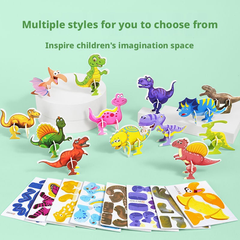 3D Paper Puzzle for Kids - DIY Educational Toy - Image 4