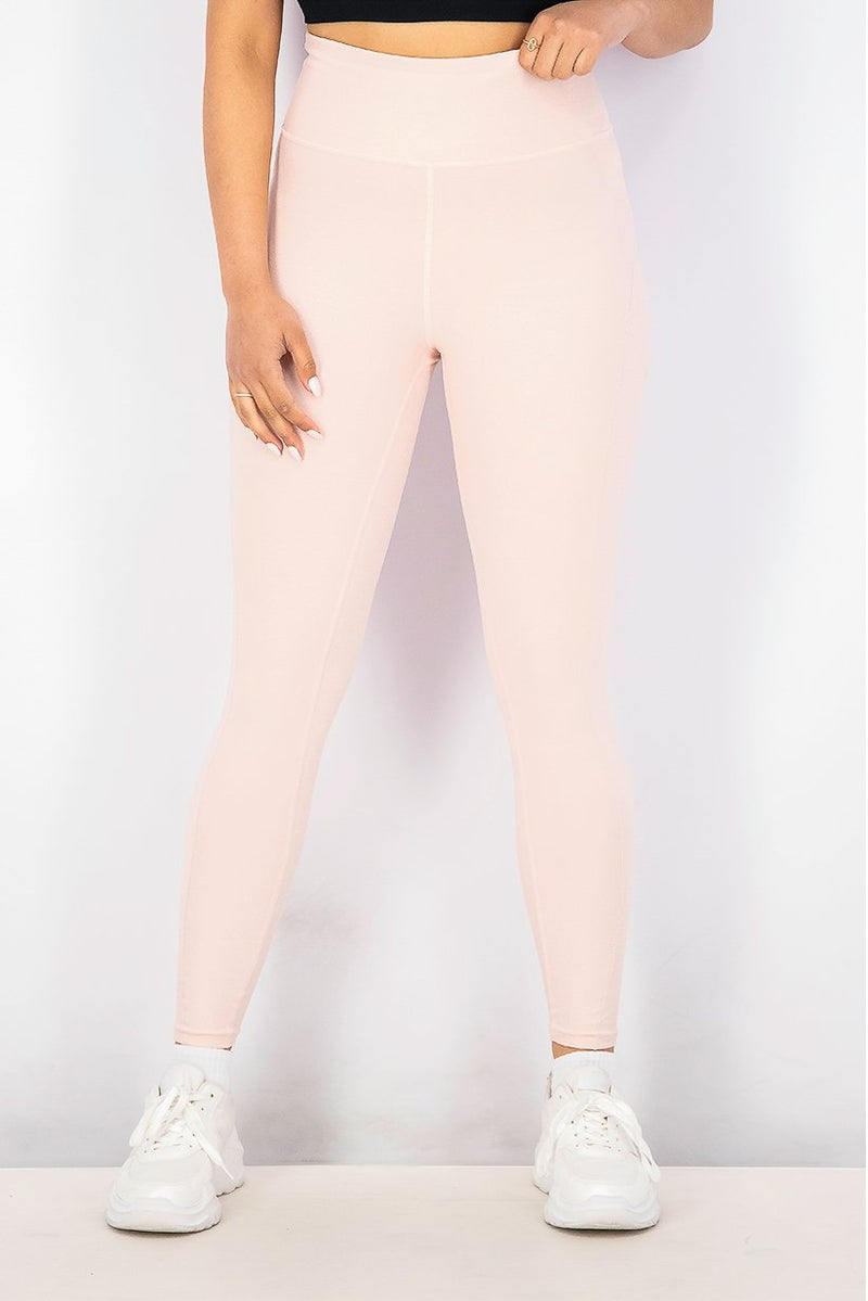 PUMA Women Sportswear Fit Training Leggings, Lotus Heather - Image 1