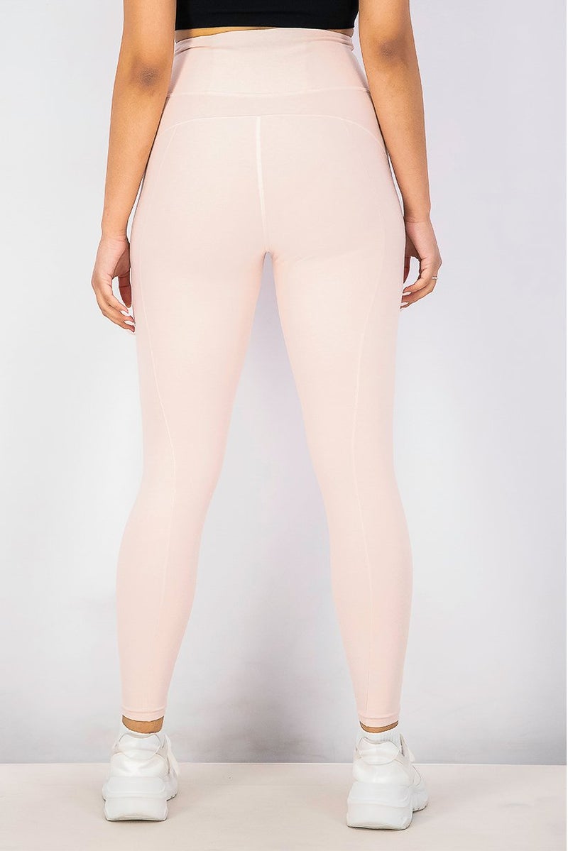 PUMA Women Sportswear Fit Training Leggings, Lotus Heather - Image 4