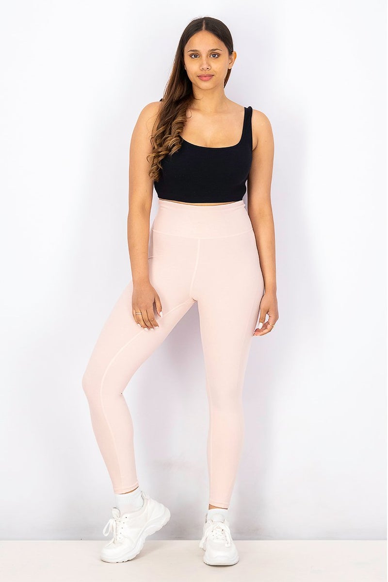 PUMA Women Sportswear Fit Training Leggings, Lotus Heather - Image 2