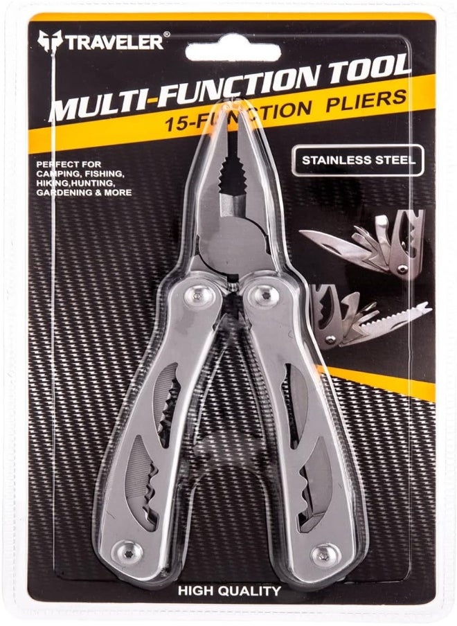 Traveler AKDC Multi Functional Plier Tool silver  - Image 5