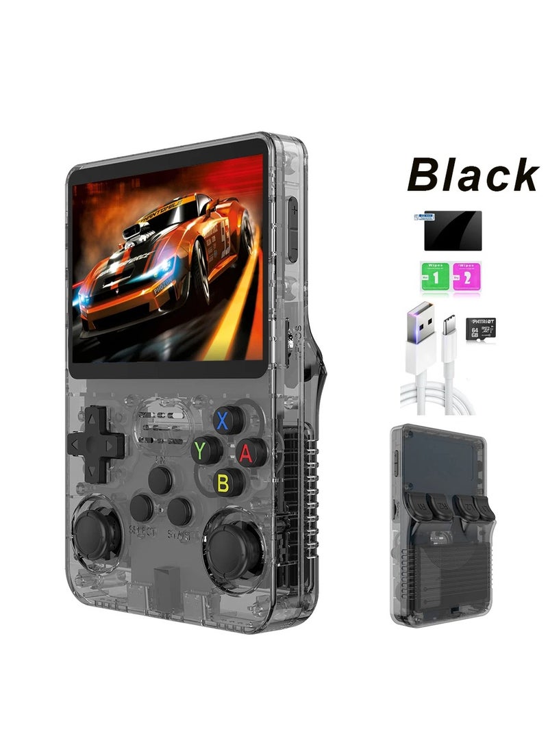 Joshberg 64GB R36S Retro Handheld Video Game Console Linux System 3.5 Inch IPS Screen Portable Pocket Video Player Games Boy Gift - Image 1