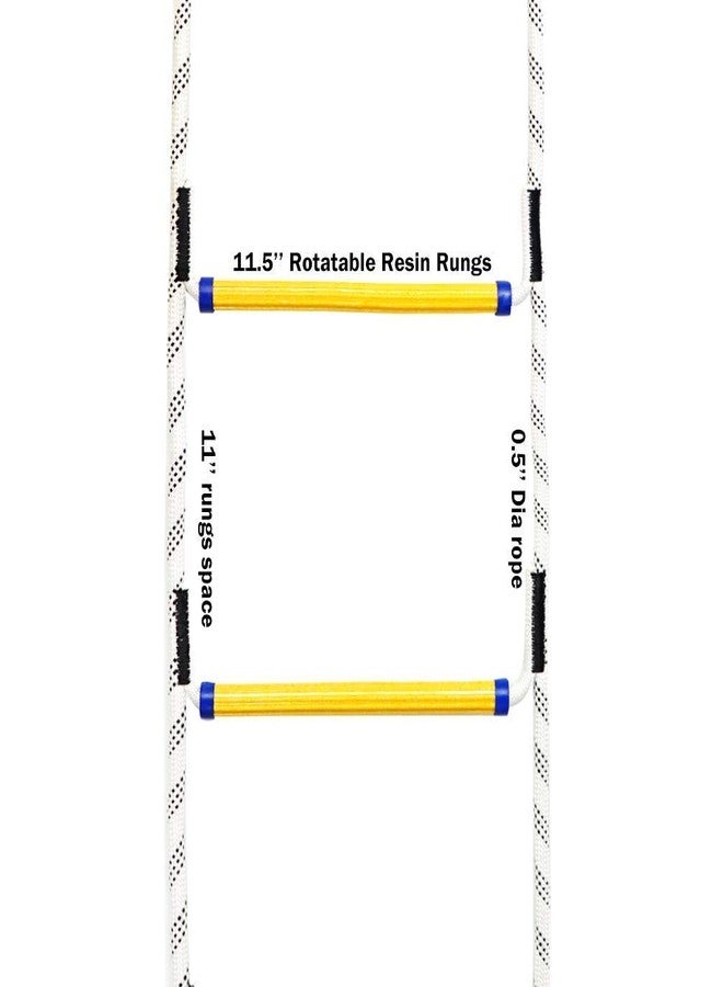 Aoneky 5.9 ft Nylon Climbing Rope for Kids or Adults - Playground Hanging Ladder for Swing Set - Tree Ladder Toy for Boys Children Aged 6-12 Years Old - Image 4