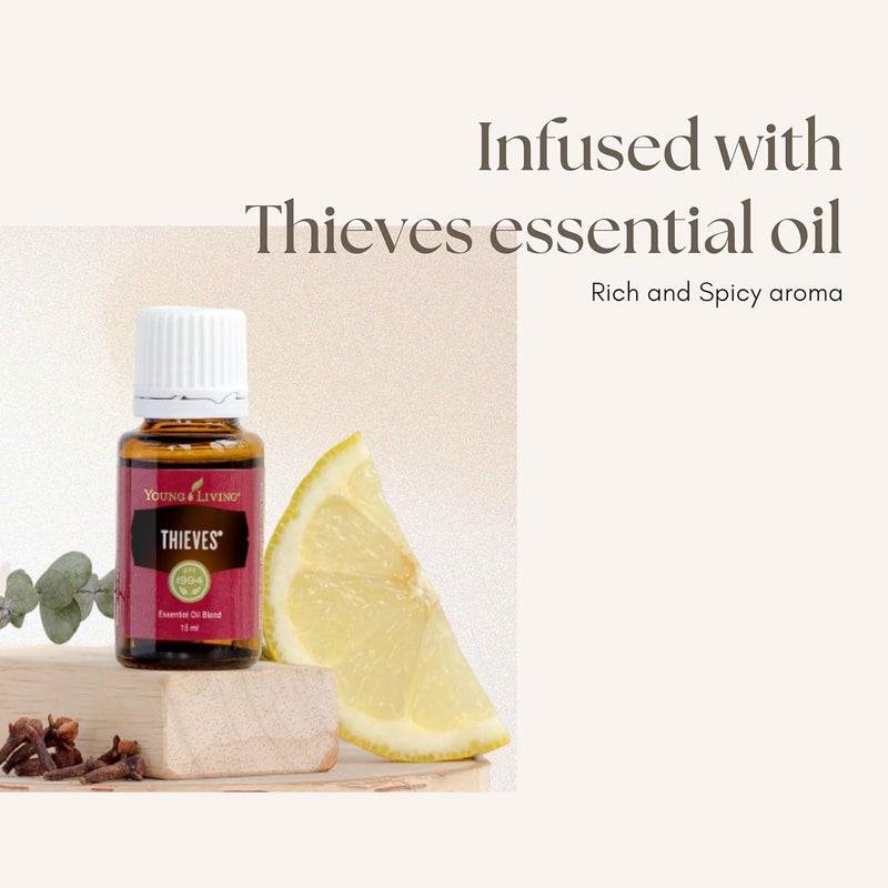 Young Living Thieves Hard Lozenges 30 ct  SugarFree Relief for Dry Mouth  Sore Throat  Clove Lemon Peppermint Essential Oils  Gentle on Stomach - Image 5