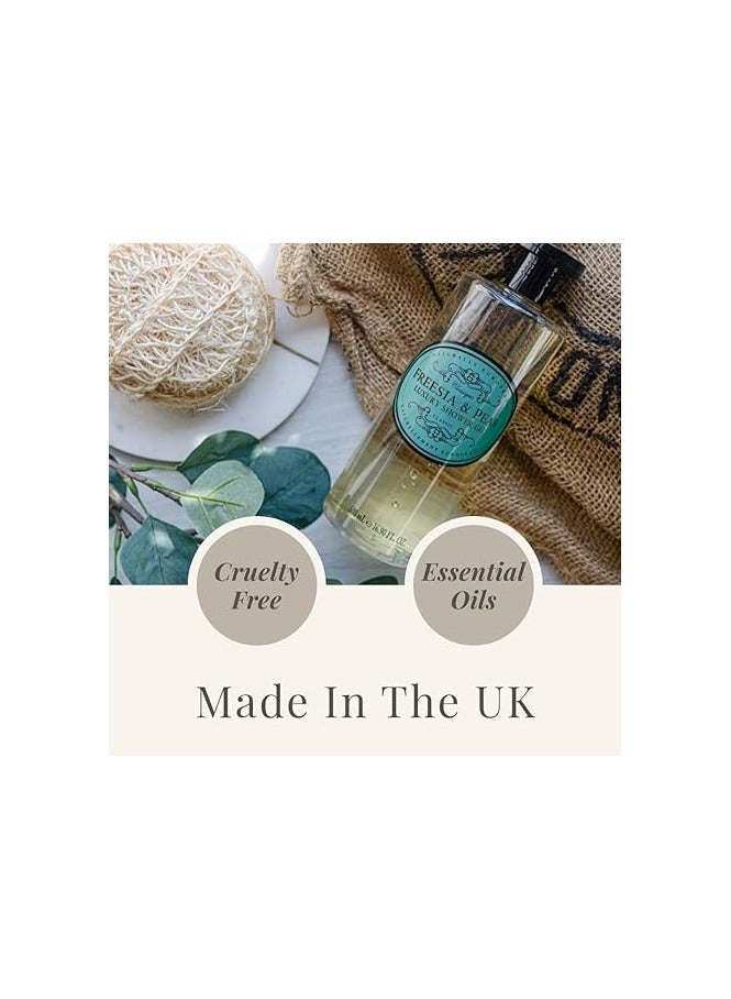 naturally european - Naturally European Shower Gel Freesia & Pear 500ml Bottle - Image 1