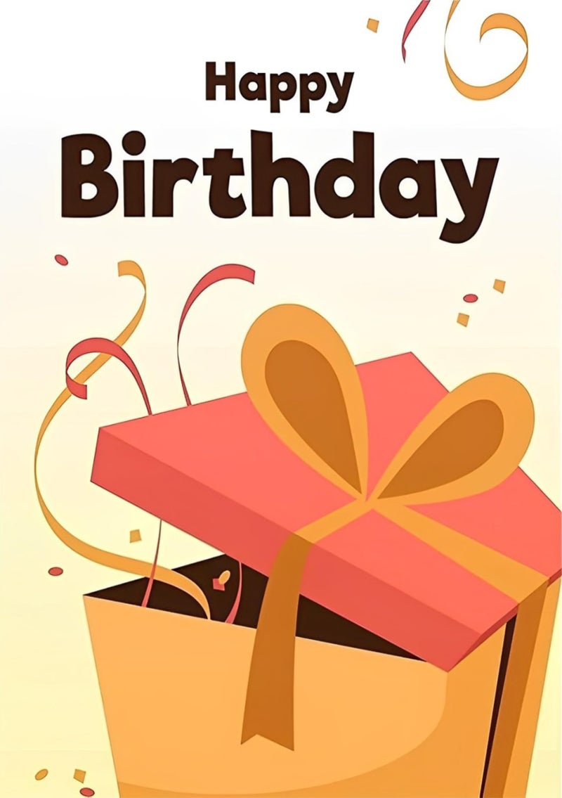 Funny Birthday Card - Happy Birthday Card - Birthday Card For Him, Her Birthday Greeting- No Envelope # 0002
