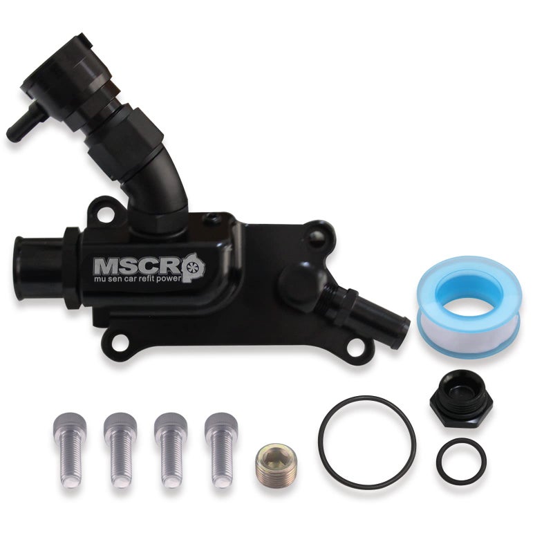 Upper Coolant Housing Straight Inlet with Integrated Filler Neck for Honda K24 K20Z3