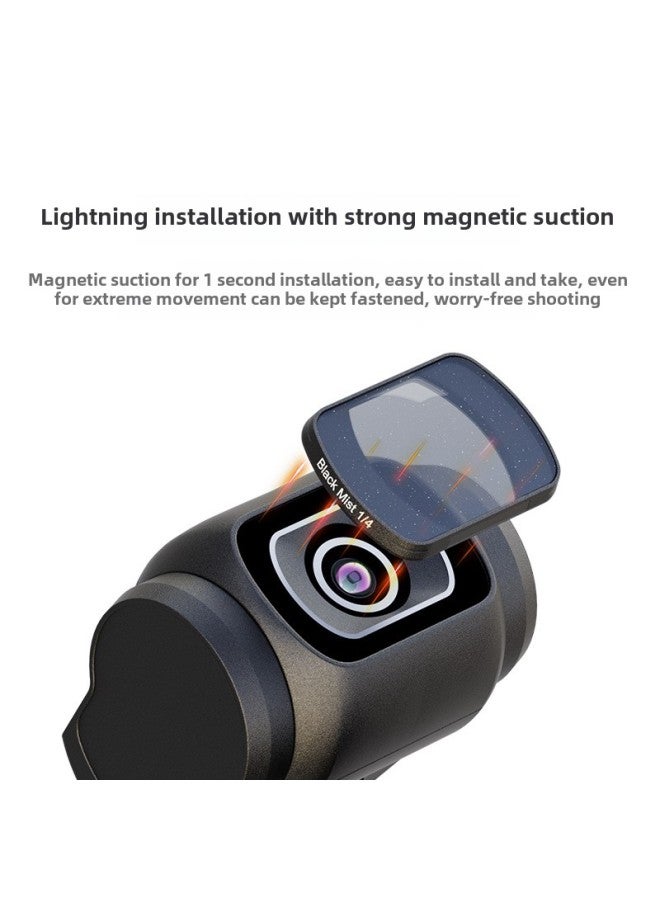 YOPHY Yafei Dajiang DJI Pocket3 Magnetic Filter Uv Protection Mirror/cpl Polarizer/nd Dimming Mirror-Color:Cpl+vnd64-256 Light Reduction + Broad-enhancing Mirror + Black Soft 1/4 + Gold Brushed  + O - Image 3