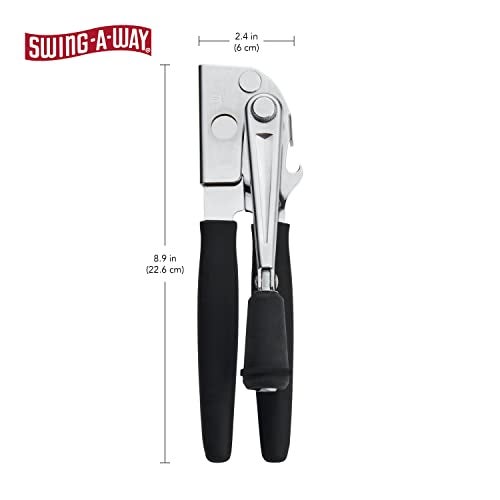 Swing-A-Way Easy-Crank Can Opener with Folding Crank Handle, Black, 3.50 x 4.50 x 10.50 - Image 2