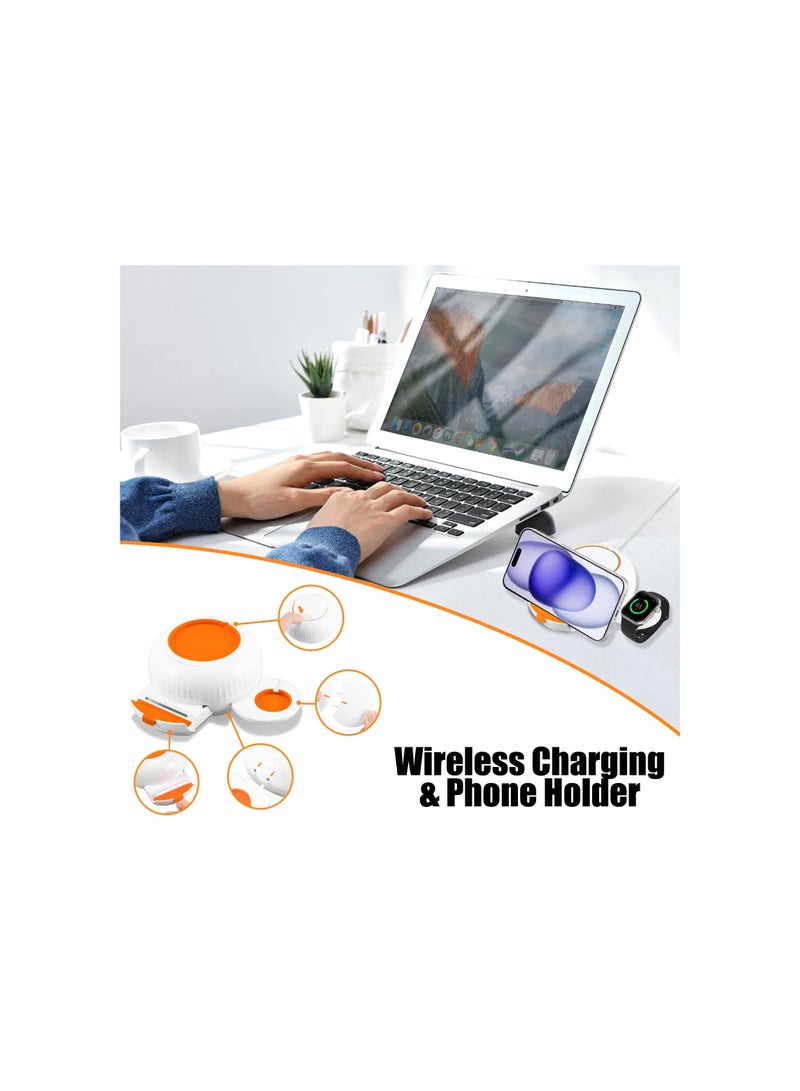 SOLARAE Charging Port Cleaner Kit, Airpod Cleaning Kit, Phone Cleaner Kit for iPhone, Keyboard Cleaner for Lightning Charger, MacBook, AirPods, iPhone, Computer, Laptop, Lens, Type C (White) - Image 5