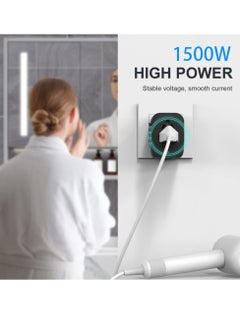 MarlaMall Universal travel adapter, international charger with fast charging adapter, 4 ports for multiple electronic devices, can be used in multiple countries/regions (USA, UK, EU, Australia, etc.)  - Image 2