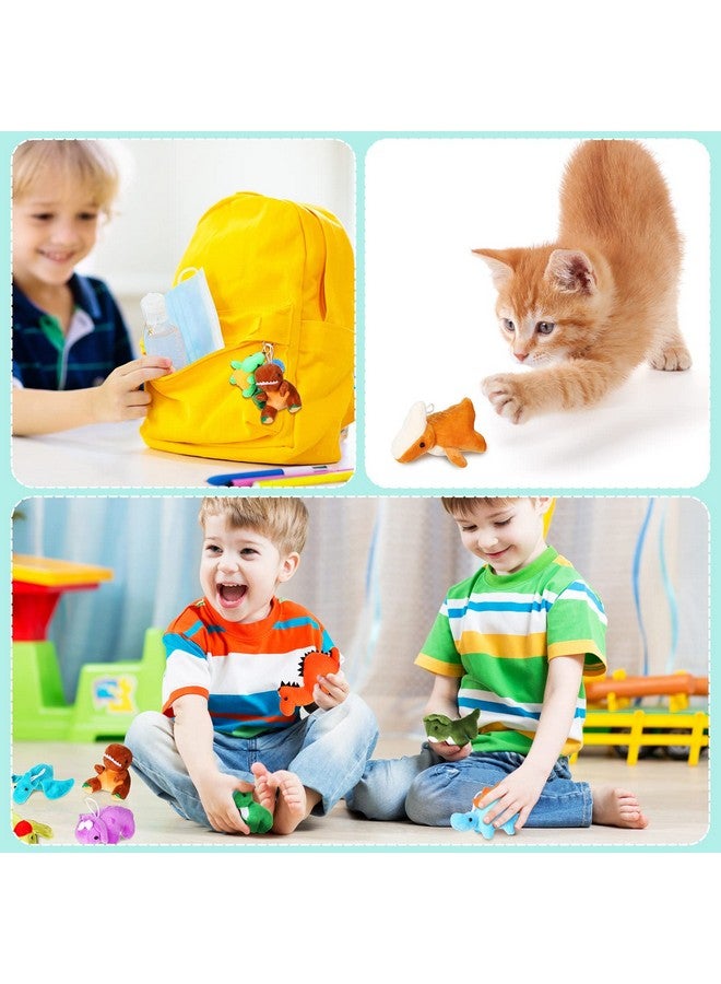 Aoriher 20 Pack Valentine‘s Day Plush Mini Dinosaur Stuffed Animal Bulk Dinosaur Party Favors Toys Soft Dino Figures Assortment Cute Dino Plush Easter Bags Filler for Boys Girls - Image 5