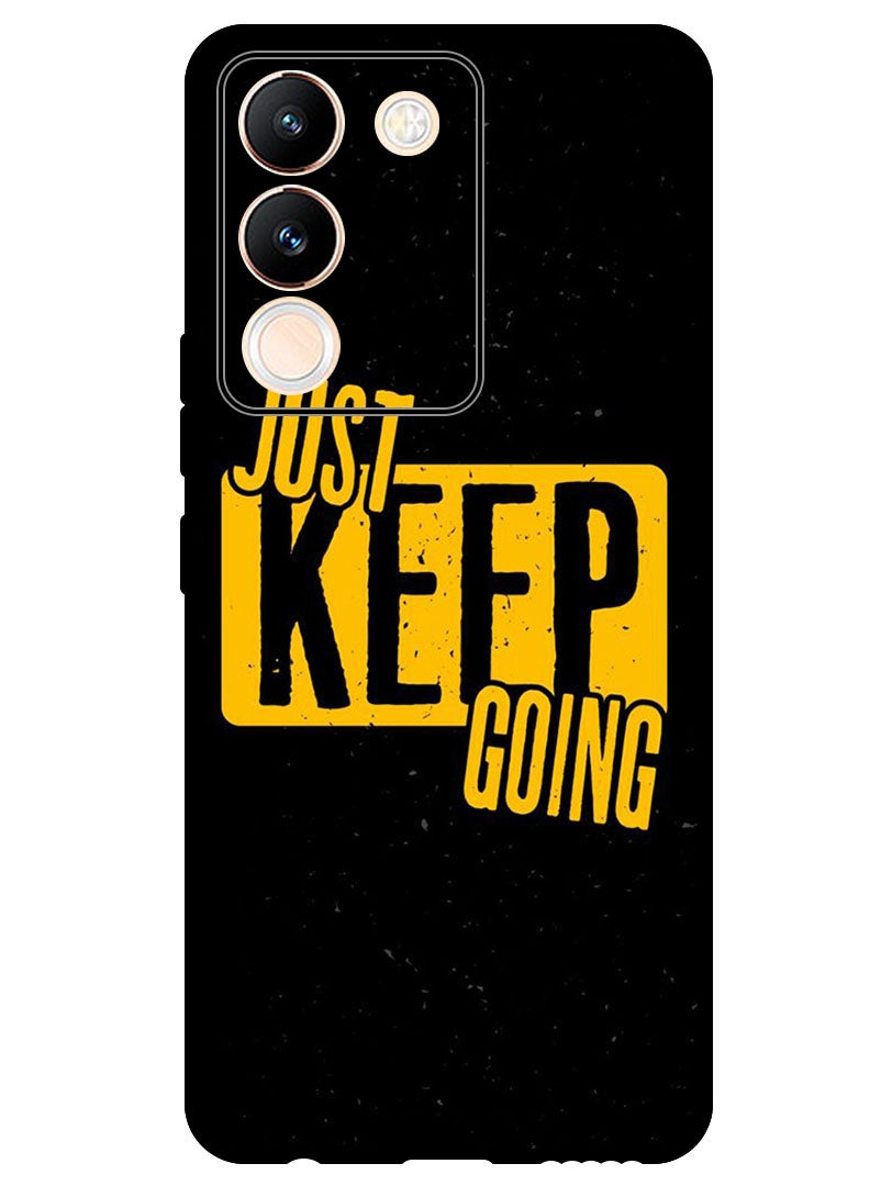 Theodor Protective Case Anti Scratch Shock Proof Bumper Cover For Vivo V29e Keep going - Image 1