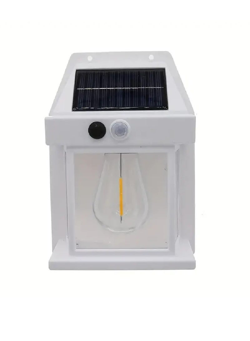 ELTRAZONE Pack Of 4 Pcs Solar Outdoor Light Solar Motion Sensor Security Lights With 3 Lighting Modes Wireless Solar Wall Lights Waterproof Solar Light Bulb Lights For Garden Home And Garage Use White - Image 3