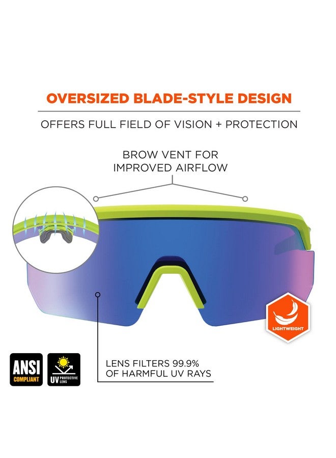 Ergodyne Skullerz AEGIR Anti Scratch Safety Sunglasses, Anti-Fog, ANSI z87.1 - Image 3