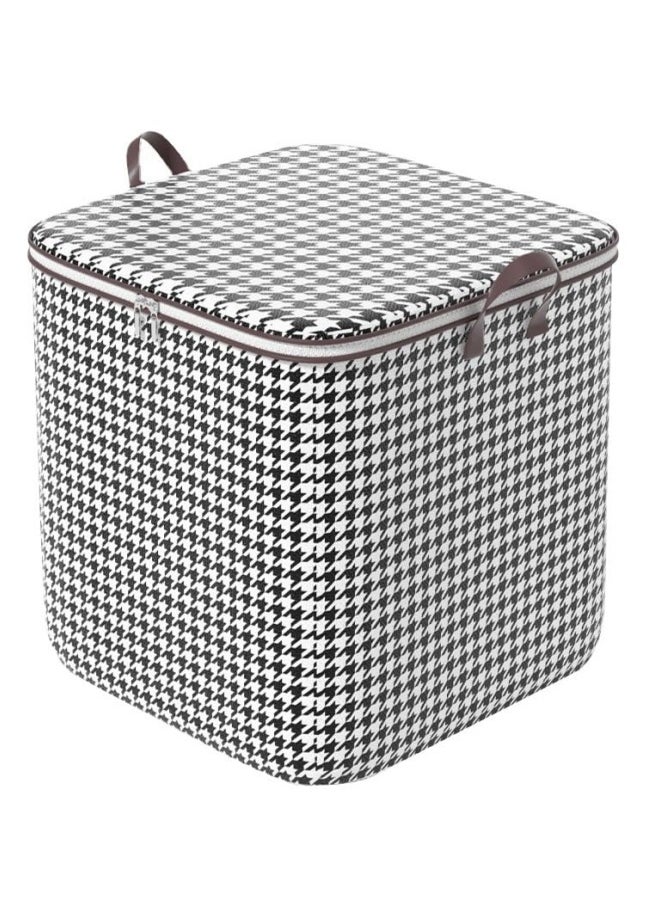 GGEROU - 140L Large Storage Bags Clothes Storage Bins Foldable Closet Organizers Storage Containers with Zippers and Handles for Clothing Blanket Comforters Bed Sheets Pillows Toys (Houndstooth) - Image 1