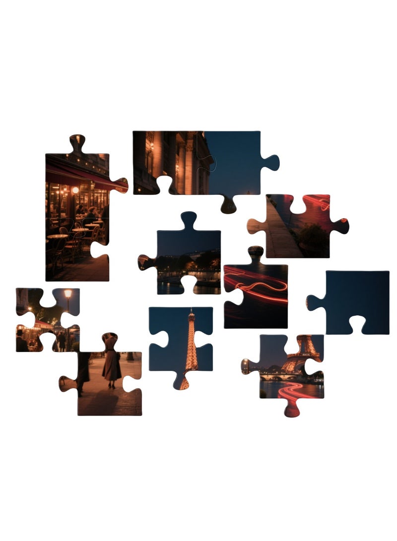 1000 pieces of Paris night scene puzzle - creative design patterns, rich and colorful artistic experience, suitable for adults and children - Image 3