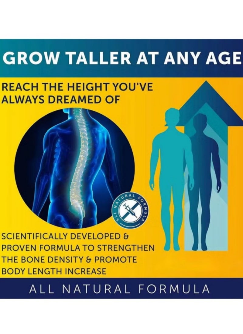 BIYODE - Growth Capsules to Grow Taller Height Growth Maximizer With Calcium For Bone Strength Made in USA Natural Get Taller Supplement to Increase Bone Growth Free of Growth Hormone - Image 1