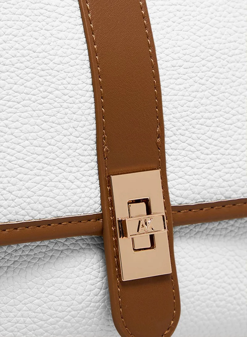 Anne Klein  Anne Klein Contrast Detail Pu Top Handle Bag for Women | Best Price UAE