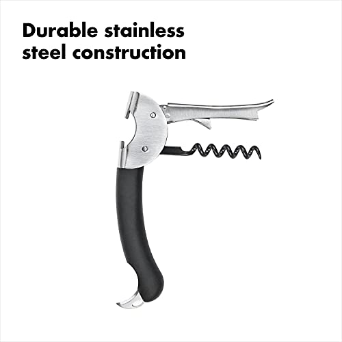 OXO Steel Double Lever Waiter's Corkscrew,Silver/Black,1 CT - Image 5