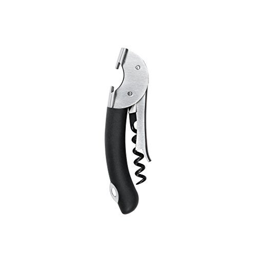 OXO Steel Double Lever Waiter's Corkscrew,Silver/Black,1 CT - Image 1