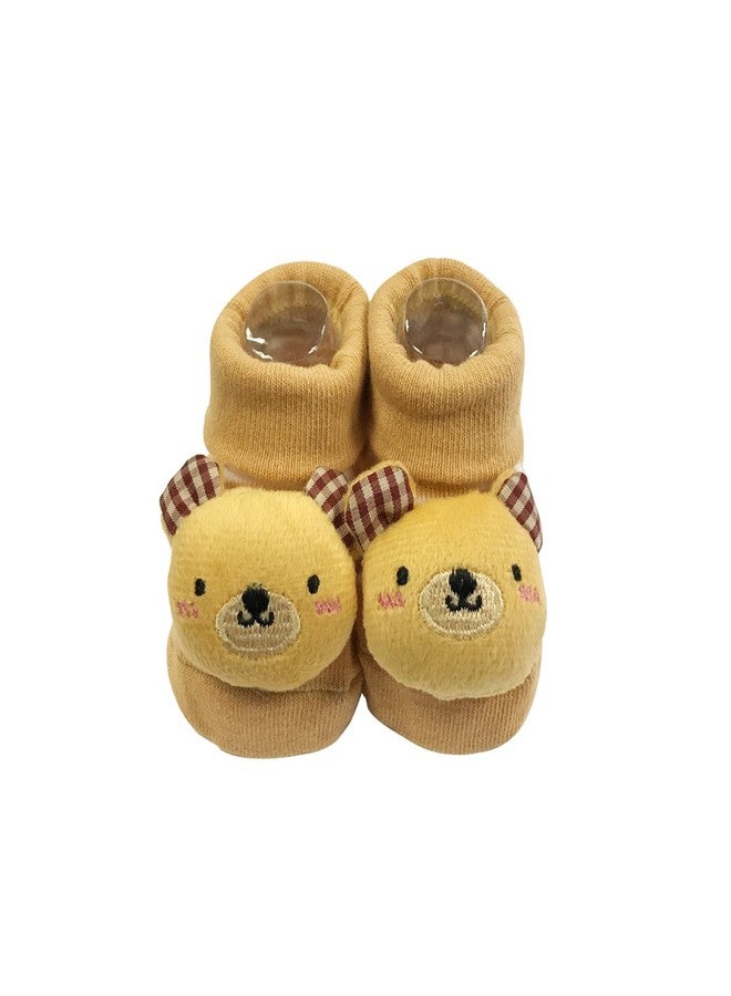 Bowbear Adorable Baby 6 Pair Non-Skid Bootie Socks - Image 5