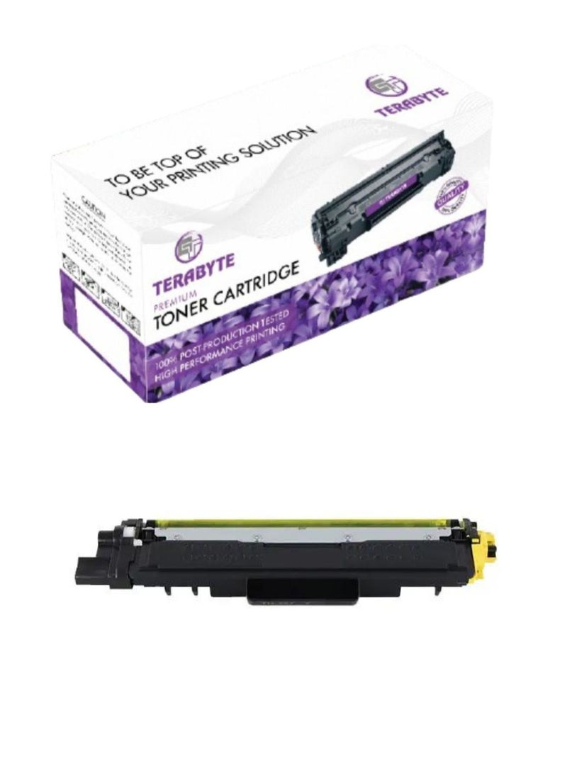 Terabyte MFC-L3750cdw Compatible YELLOW Toner Cartridge for Brother DCP-L3510cdw, DCP-L3550cdw, HL-L3210cw, HL-L3230cdw, MFC-L3710cw, MFC-L3750cdw, MFC-L3770cdw | TN-243 TN-247 with CHIP - Image 1