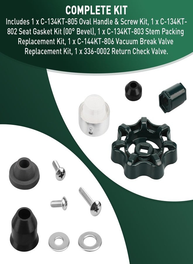 LanKstet Outdoor Faucet Repair Kit for C-144KT-807 Parts Kit - Image 5