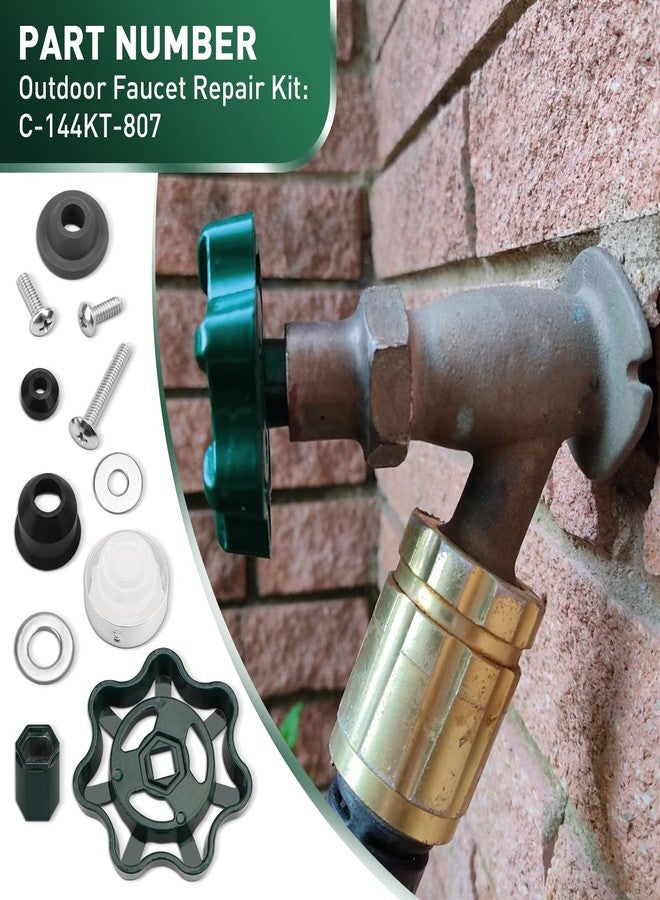 LanKstet Outdoor Faucet Repair Kit for C-144KT-807 Parts Kit - Image 4
