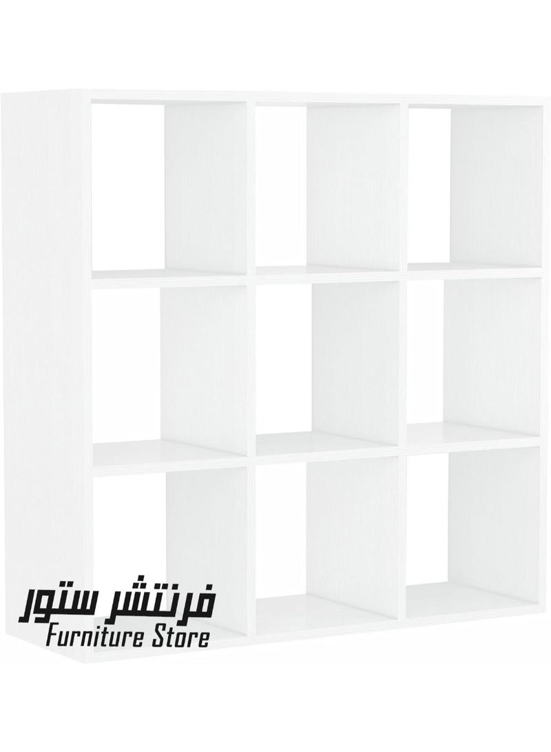 فرنتشر ستور مكتبة مودرن ، ارتفاع 110 سم - عرض 110 سم - عمق 28 سم ، من فرنتشر ستور.  - Image 2