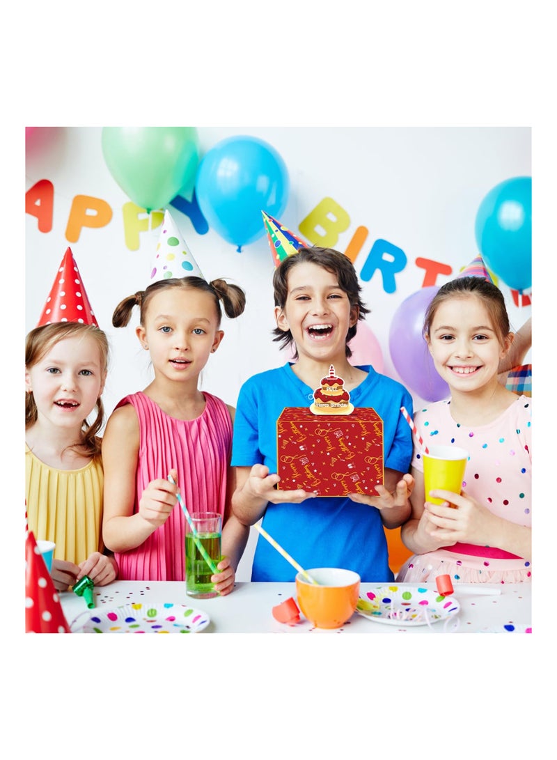 Excefore صندوق المال لعيد الميلاد السعيد لهدية نقدية سحب، صندوق المال مع بطاقة عيد ميلاد قابلة للسحب وأكياس، هدية عيد ميلاد سعيدة للرجال والنساء، صندوق الهدايا المضحك لابني الأطفال لمفاجآت زينة عيد الميلاد - Image 5