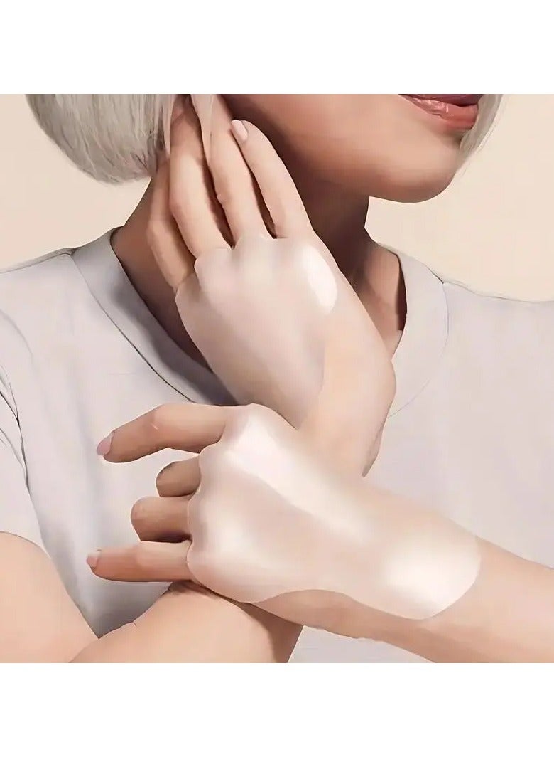 يوكانبي لصقات تجاعيد اليد السيليكون القابلة لإعادة الاستخدام – أداة رفع وشد البشرة المضادة للشيخوخة، شرائط هلامية غير مرئية لتمليس الخطوط الدقيقة، العناية بالجمال لليدين، تصميم آمن ومريح للاستخدام اليومي أو طوال الليل - Image 2