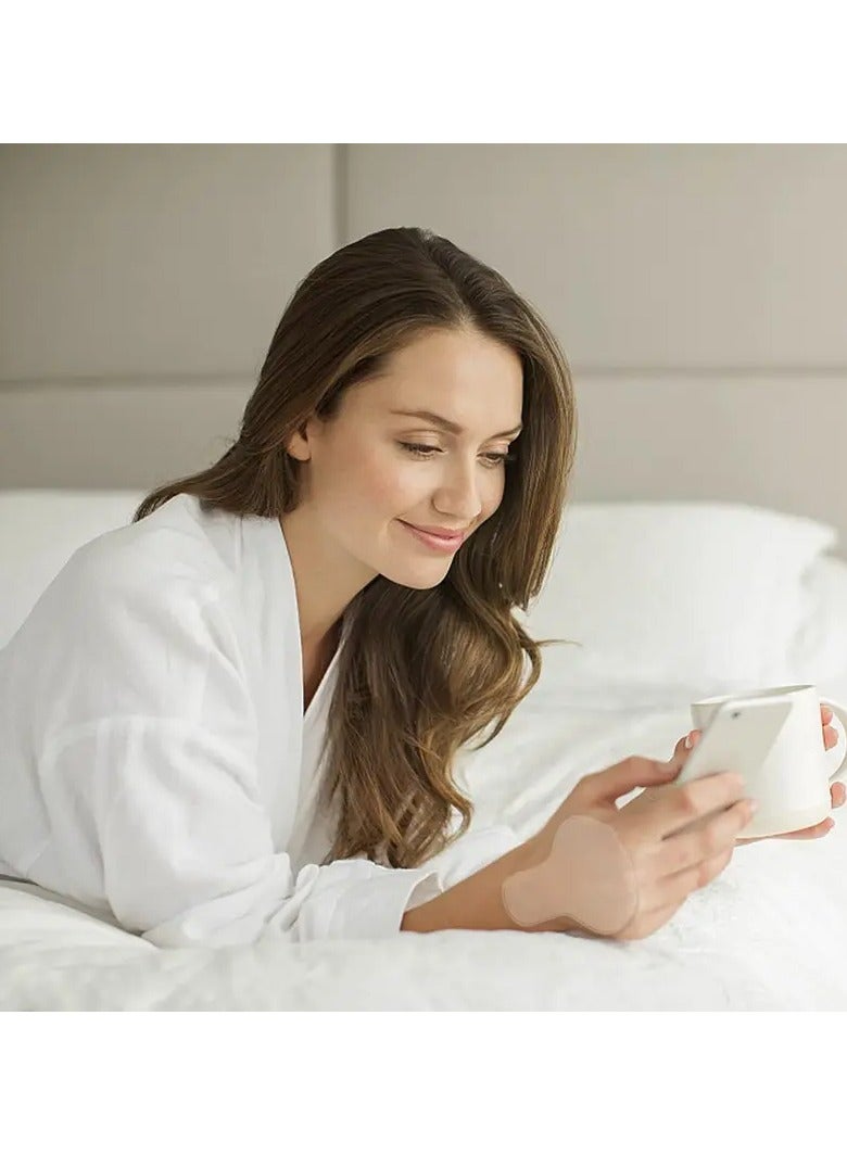 يوكانبي لصقات تجاعيد اليد السيليكون القابلة لإعادة الاستخدام – أداة رفع وشد البشرة المضادة للشيخوخة، شرائط هلامية غير مرئية لتمليس الخطوط الدقيقة، العناية بالجمال لليدين، تصميم آمن ومريح للاستخدام اليومي أو طوال الليل - Image 5