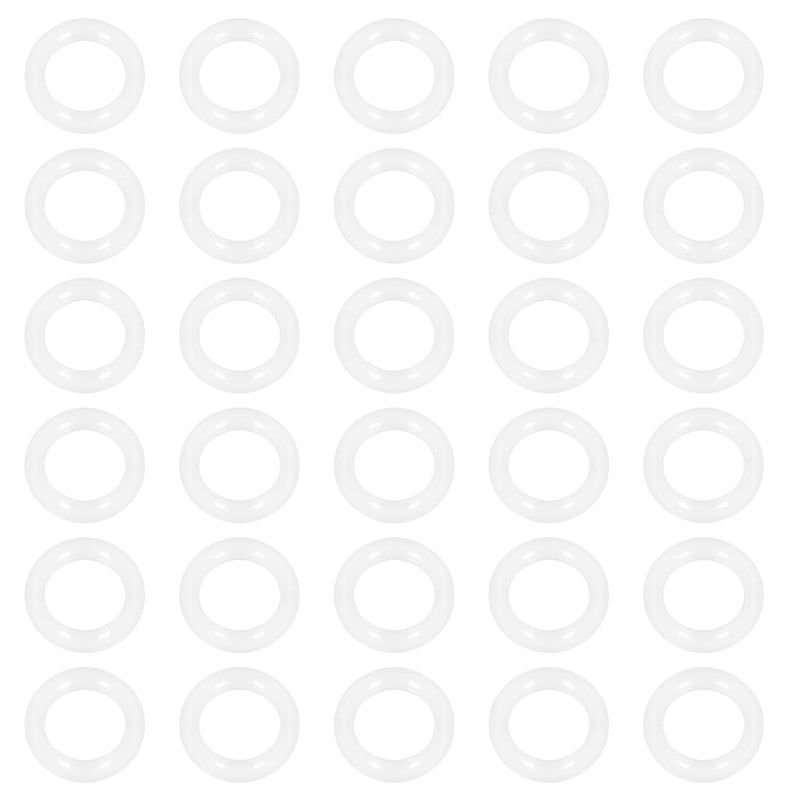 LEPEVNEY حلقة O من السيليكون، 18 مم OD × 12 مم ID × 3 مم عرض، حلقات ختم VMQ، عبوة من 30 - Image 1