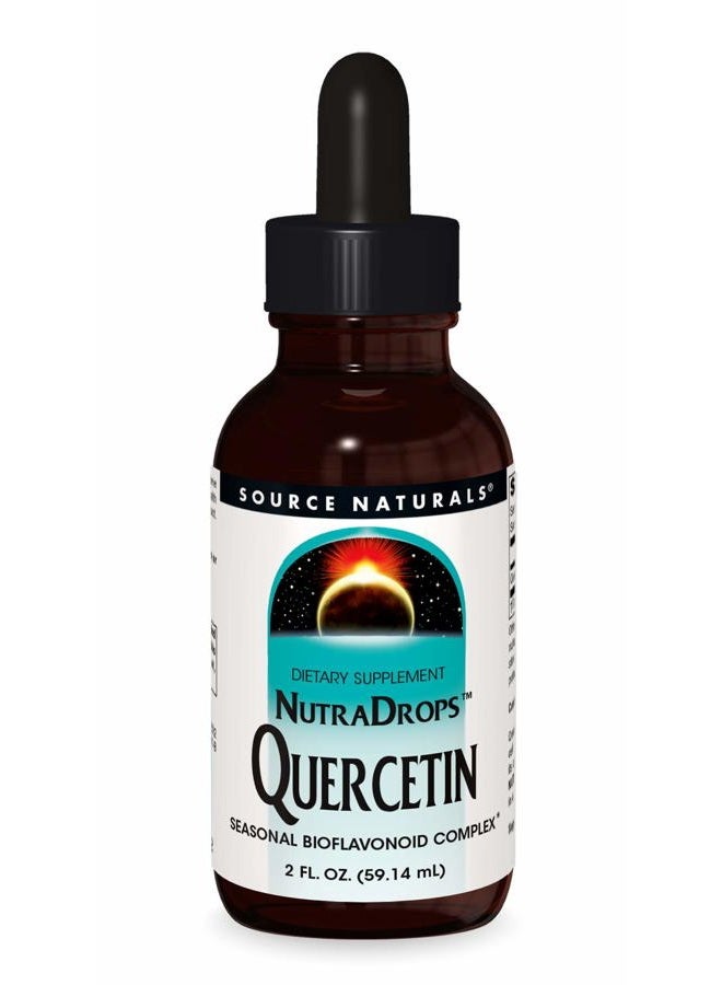 Source Naturals Quercetin NutraDrops, Seasonal Bioflavonoid Complex - 2 fliud oz - Image 1
