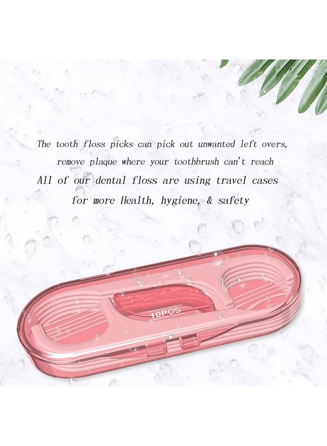 Setaria Viridis High Toughness Professional Toothpicks Sticks Dental Floss Picks 70 Picks Threader Flosser with 7 Storage Cases, flossing for Family,Hotel,Travel - Image 5