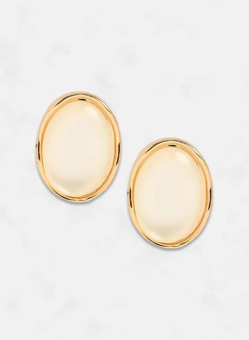 سوهي حلق ديانا مرصع بالأحجار مجوهرات اصطناعية