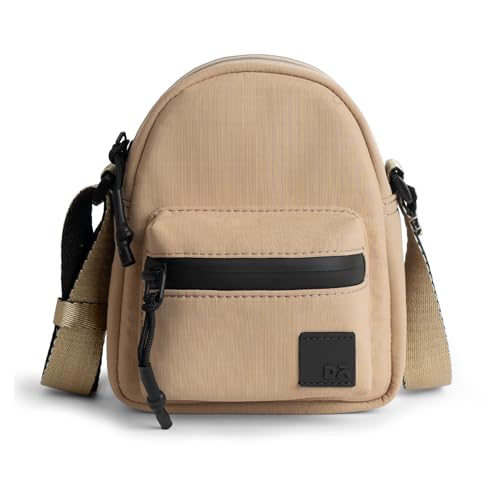 DailyObjects DOT Sling Bag for Men and Women |Adjustable Shoulder Strap|Lightweight|Water Resistant|Recycled Nylon Sling Bag|Organisational Pocket| For Daily Use/Travel (Sand) - Image 1