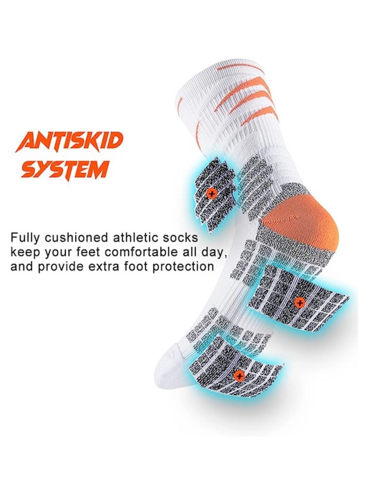 SYOSI Basketball Socks Breathable Cushioned Athletic Crew Socks Thick Compression Sports Socks for Men & Women  - Image 3