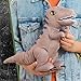 Just Play JURASSIC WORLD Rebirth Roaring T rex 105 Inch Interactive Plush Dinosaur Toy Boys and Girls Ages 3 and Up Kids Toys for Ages 3 Up by Just Play - Image 4