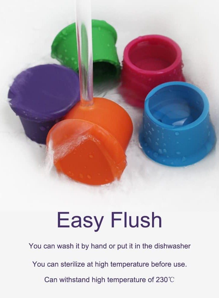 Wine Stoppers, Wine Sealer for Wine Bottles, Silicone Wine Bottle Caps, Reusable Wine Champagne Beer Bottle Stopper, Wine Corks for Wine Glass Beverages Beer Bottles Holiday - Image 5