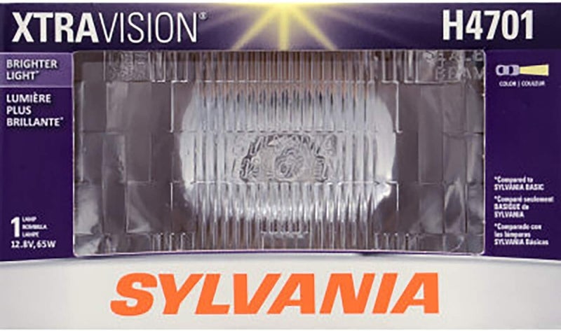 SYLVANIA H4701 XtraVision Sealed Beam Halogen Headlight Replacement - Image 1