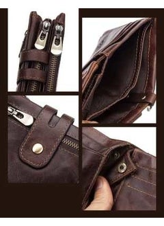 Jeep Men's Wallet Leather Coin Card Compartment Chain Holder Rfid Enabled  - Image 3