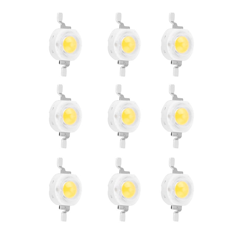 1W High Power LED Beads Light Emitting Diode Chips SMD for DIY Lighting Fixtures White - Image 1