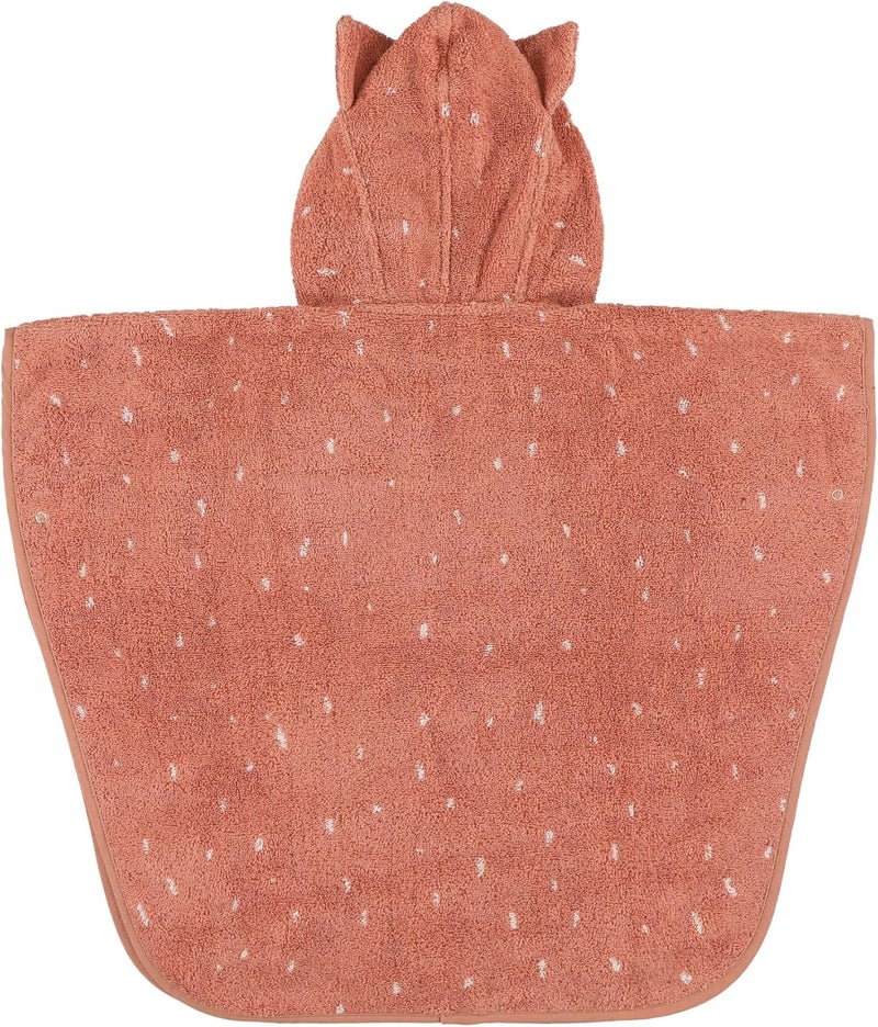 Trixie Hooded Poncho for Kids - Mrs Cat - Soft Organic Cotton - Image 2