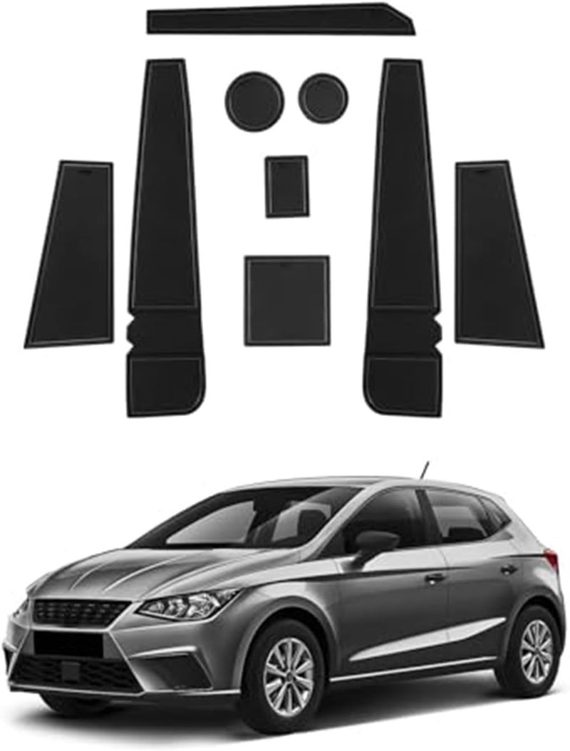 Wivplex Non-Slip Rubber Mats for Seat Arona and Ibiza - Image 2