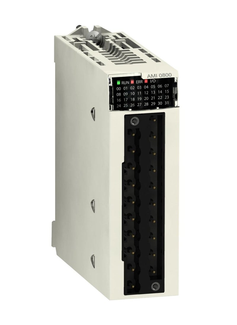 Schneider Electric Schneider PLC Modicon M340_ non-isolated analog input module X80 - 8 inputs - fast speed_ [BMXAMI0800] 