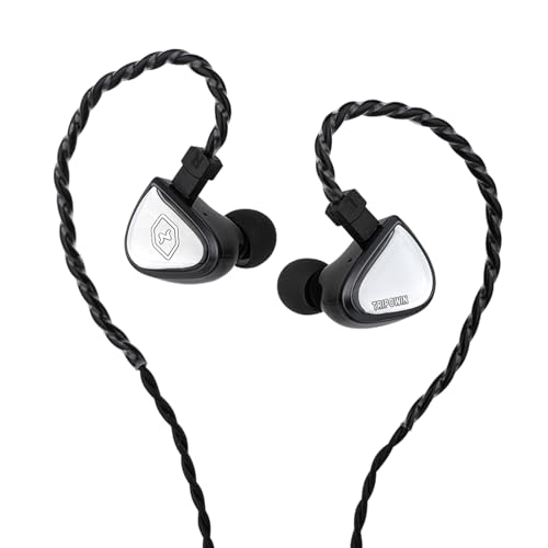 Linsoul Tripowin x 0DiBi: Vivace in Ear Monitor, 10mm Titanium Diaphragm Dynamic Driver IEM, HiFi Wired Earbuds Earphone, Gaming Earbuds with 2Pin Detachable Cable for Musicians Audio Enthusiasts - Image 1