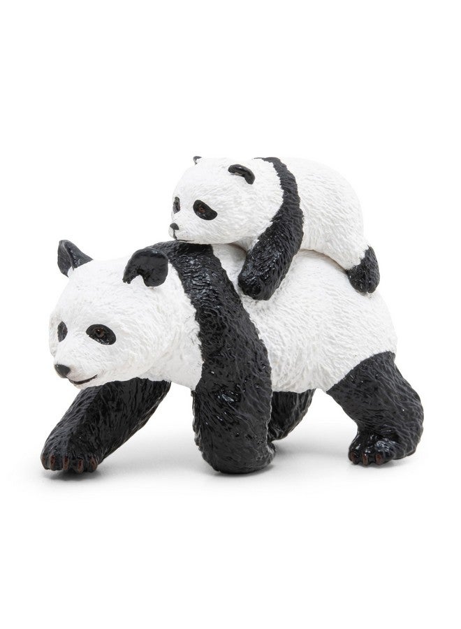 Papo -hand-painted - figurine -Wild animal kingdom - Panda And Baby Panda -50071 -Collectible - For Children - Suitable for Boys and Girls- From 3 years old - Image 1