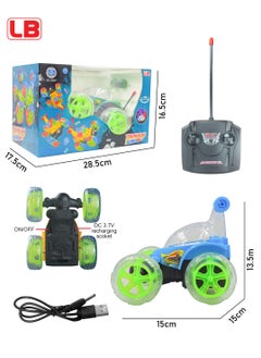 LB Tornado King Super Power 360° Flip Remote Control Ultimate RC Adventure Car Rechargeable With Light And Sound  - Image 4